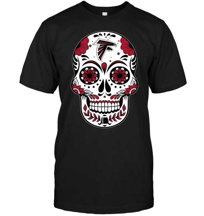Atlanta Falcons Sugar Skull T-Shirt Atlanta Falcons Sugar Skull T-Shirt